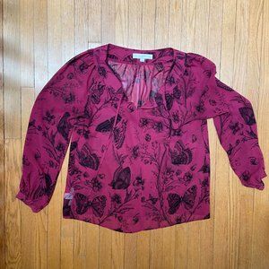 LOFT Long Sleeve Blouse